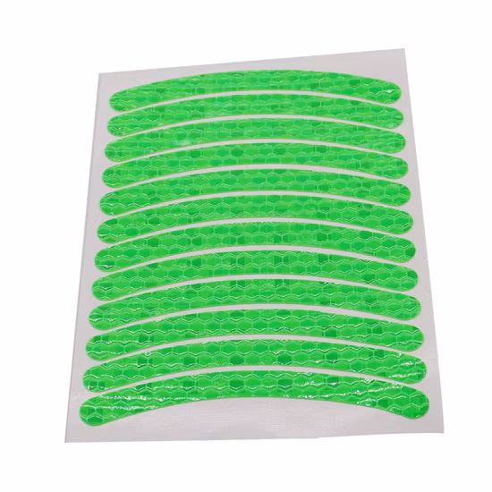 12PCS Colorful Luminous Car Wheel Hub Reflective Sticker for All Cars, Trucks, Bikes